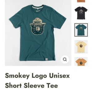 Landmark Project Smokey Bear Graphic Tee in Teal